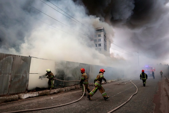 烏克蘭核電站外的激烈戰(zhàn)斗引發(fā)火災(zāi)