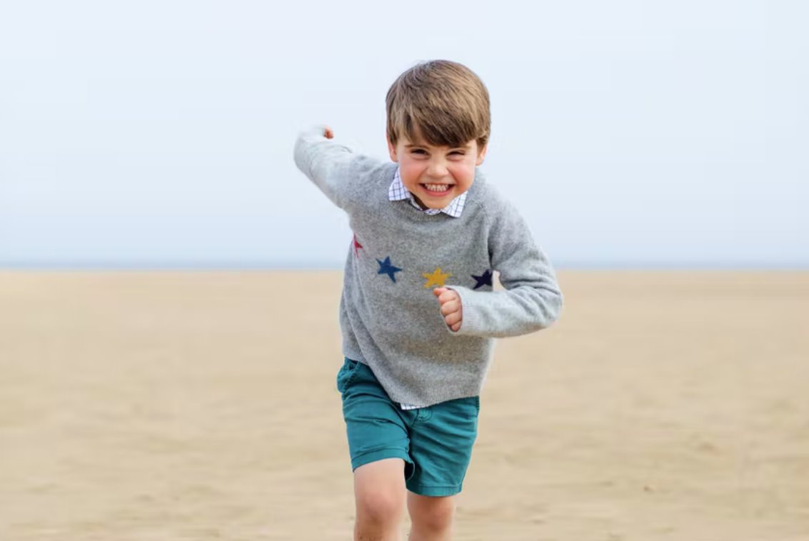 英國王室成員用新照片慶祝路易王子四歲生日