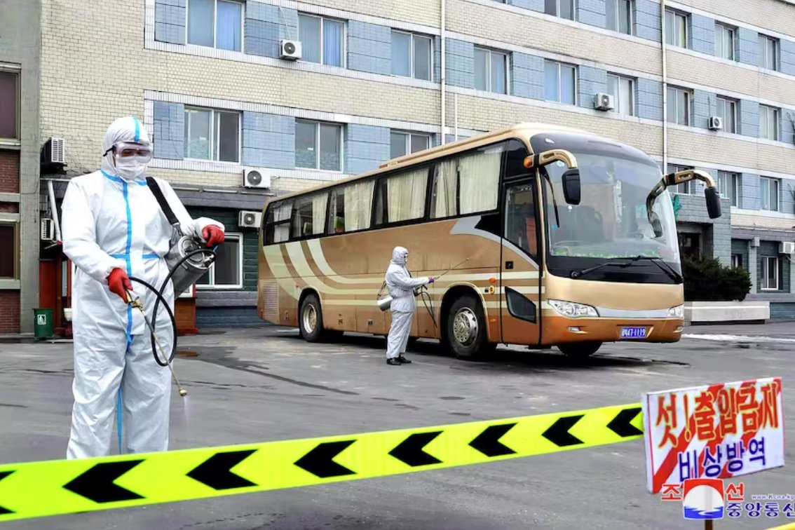 朝鮮從中國進(jìn)口的口罩和手套在宣布新冠疫情勝利前激增