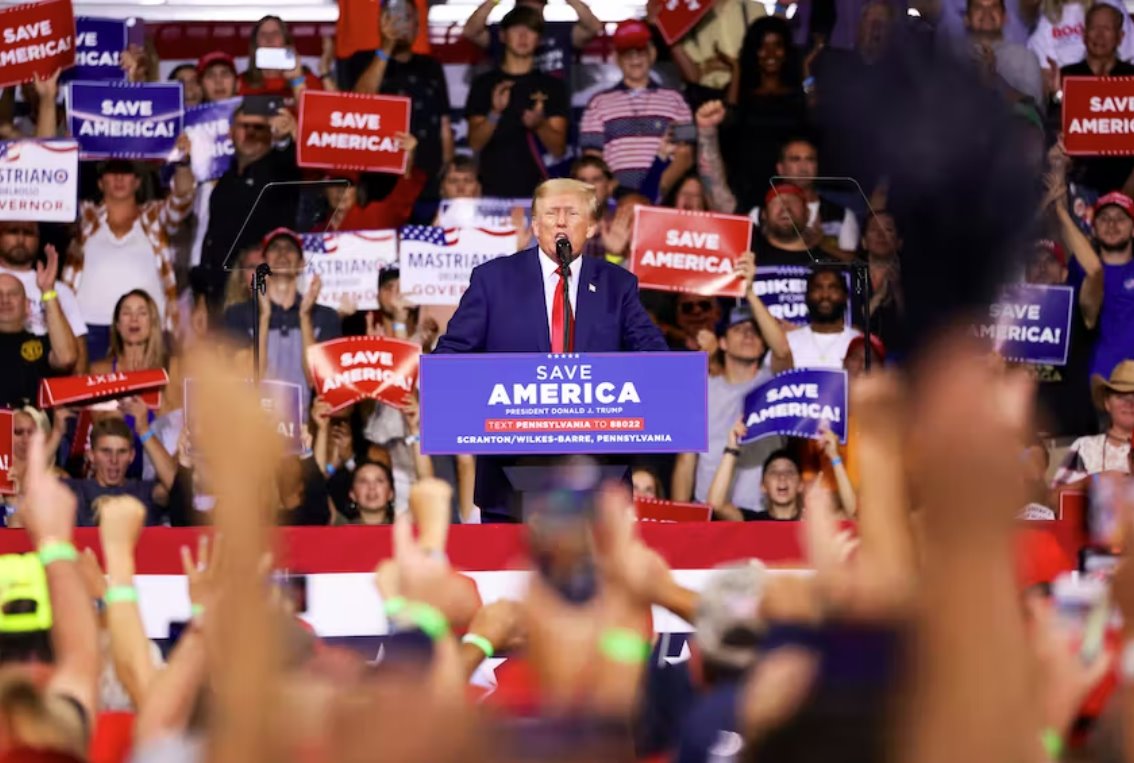 大多數(shù)美國人認(rèn)為特朗普的MAGA是對民主的威脅