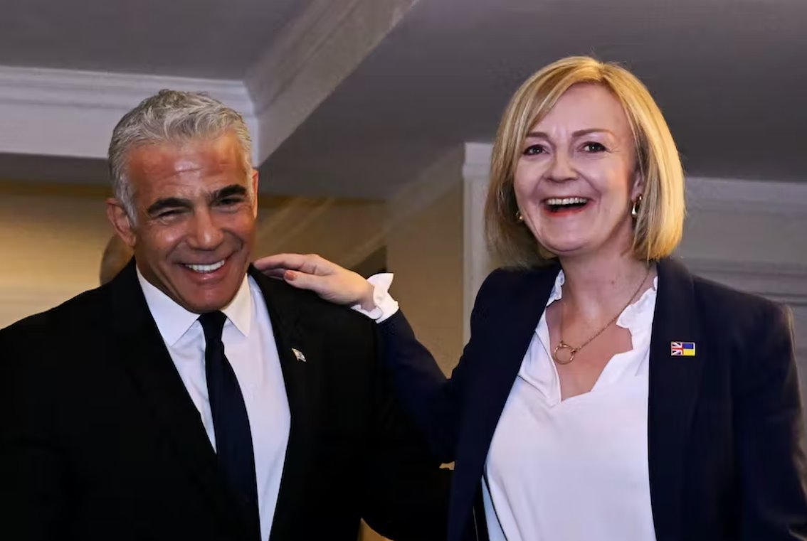 英國首相利茲&middot;特拉斯正在審查英國駐以色列大使館的位置