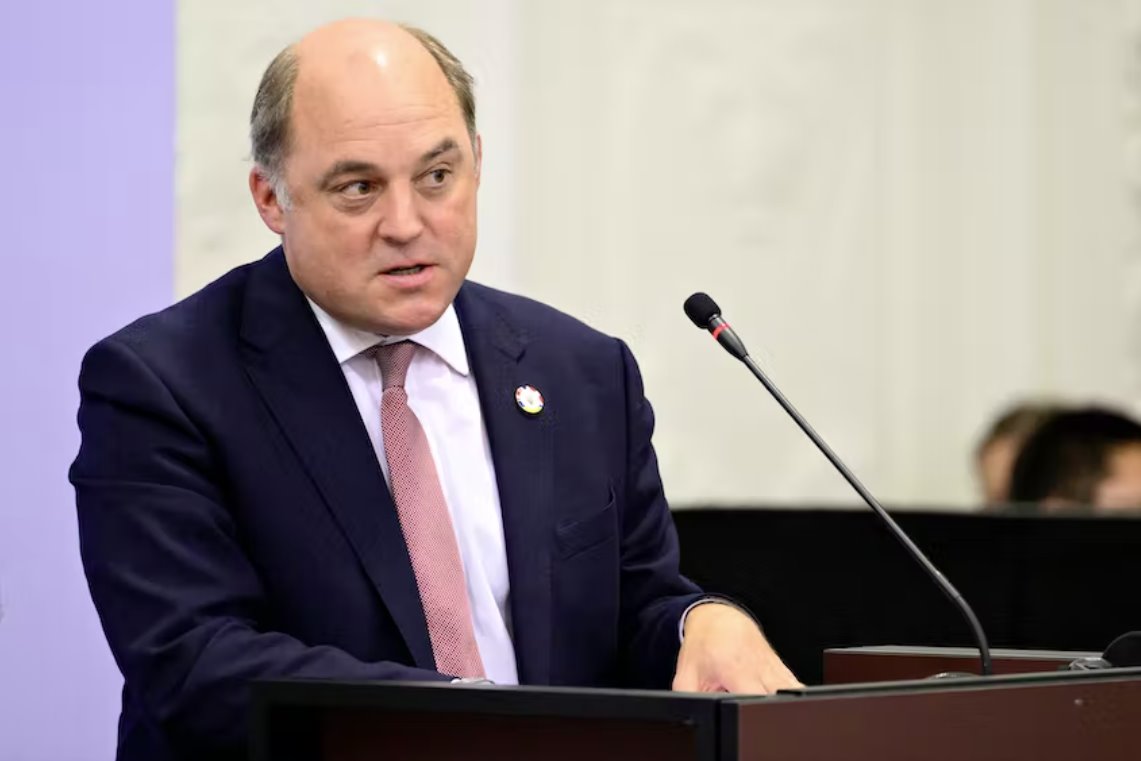 英國國防部長(zhǎng)訪問烏克蘭提供支持