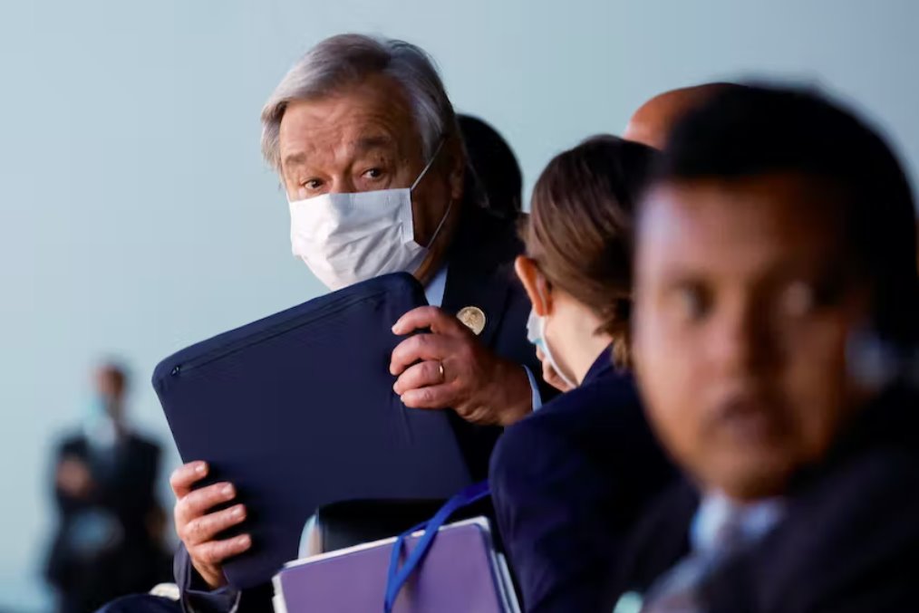 聯(lián)合國秘書長古特雷斯在COP27上自嘲&ldquo;錯(cuò)誤的演講&rdquo;時(shí)刻