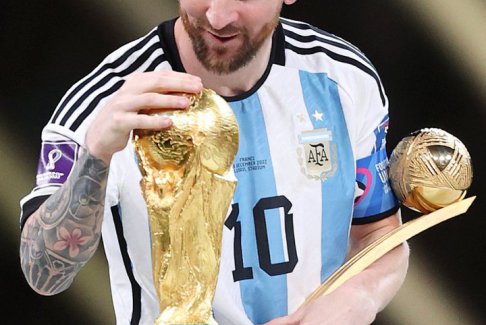 梅西獲世界杯金球獎(jiǎng)