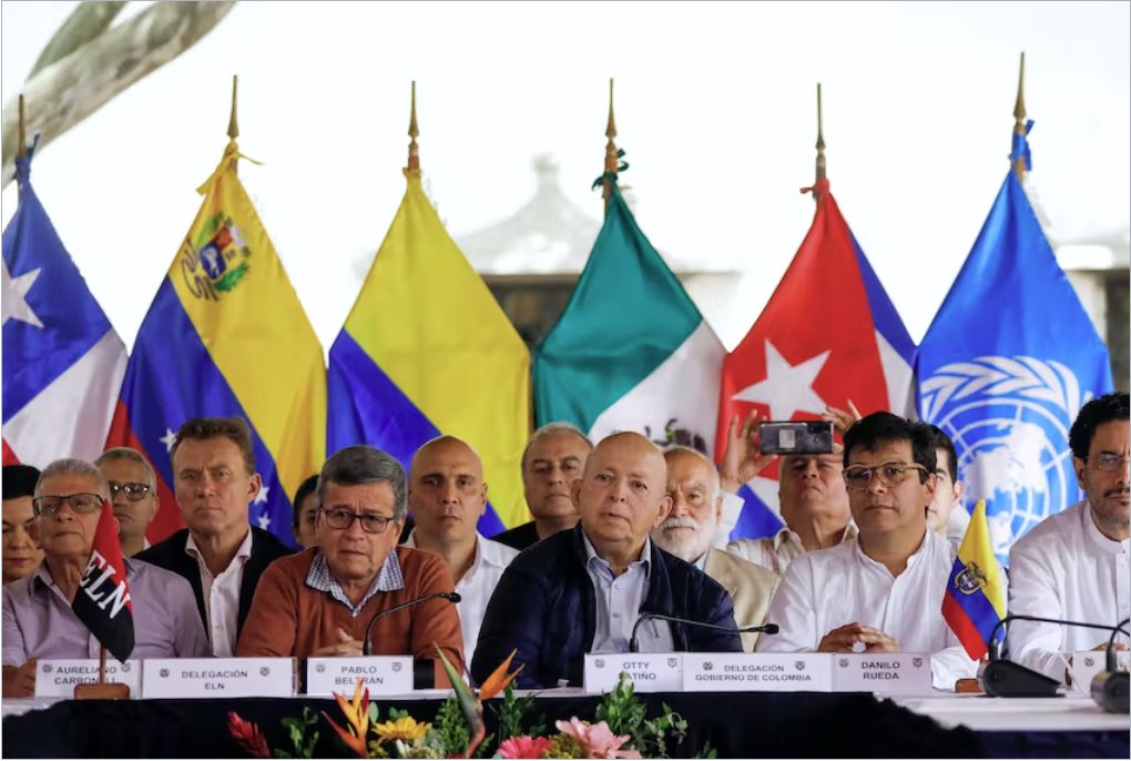 哥倫比亞和民族解放軍反對(duì)派將于2月在墨西哥恢復(fù)和談