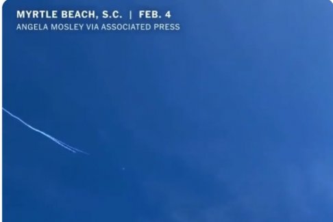 美國搜尋中國熱氣球殘骸 稱對中國的態(tài)度將保持冷靜