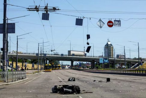 俄羅斯對烏克蘭基輔發(fā)動大規(guī)模轟炸