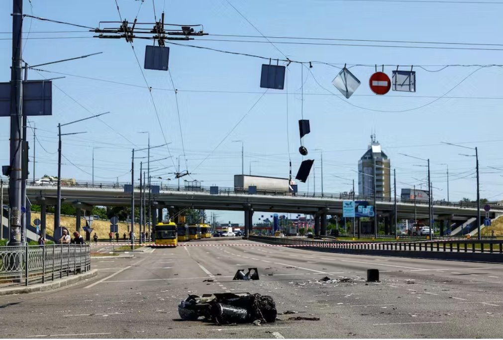 俄羅斯對烏克蘭基輔發(fā)動大規(guī)模轟炸