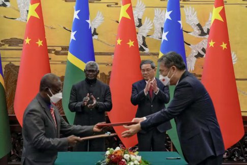 所羅門群島總理從北京回國稱澳大利亞“不睦”