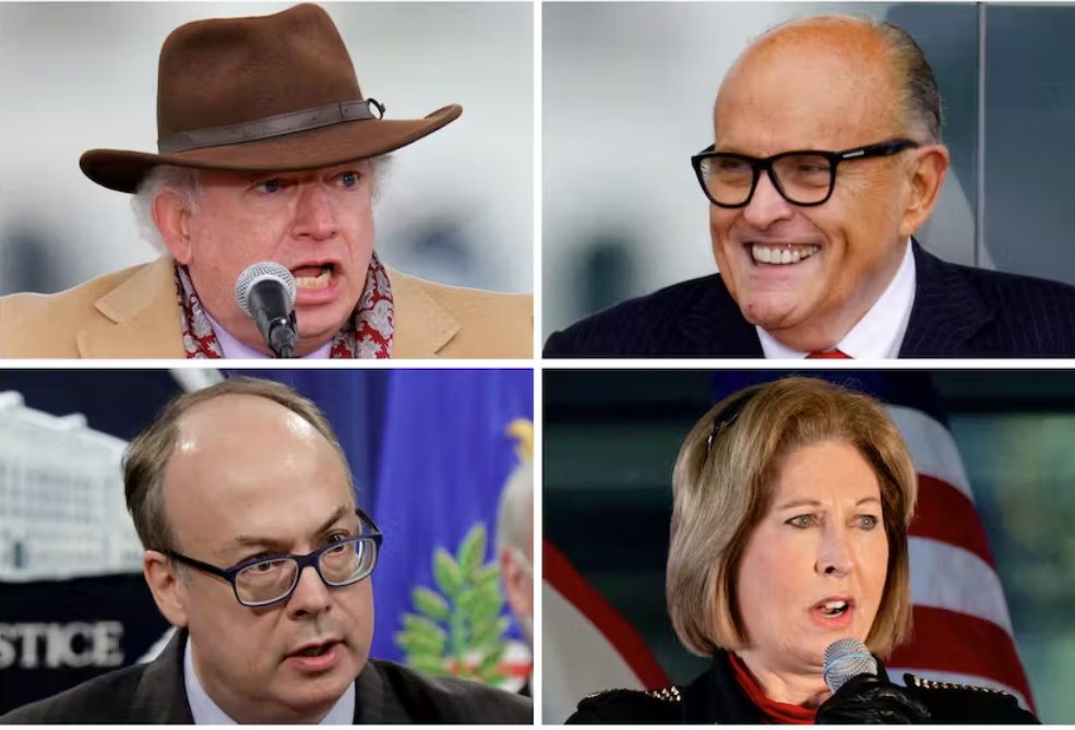 誰是在佐治亞州選舉計(jì)劃中被起訴的特朗普盟友？