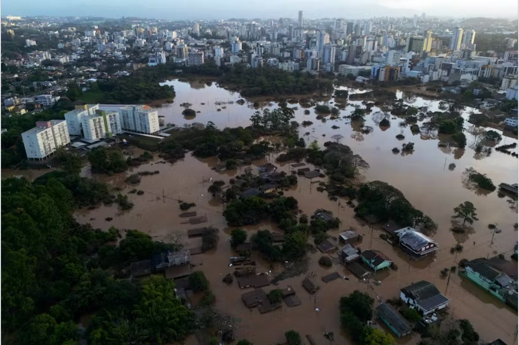 颶風(fēng)襲擊巴西南部 洪水造成36人死亡