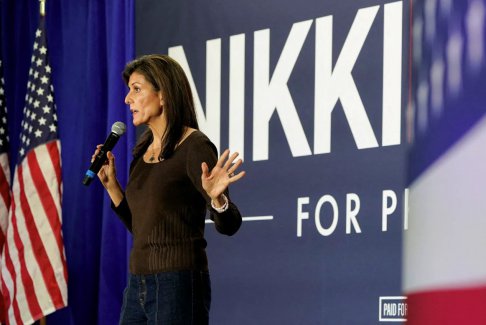 特朗普與黑莉在華盛頓特區(qū)共和黨初選中對(duì)決