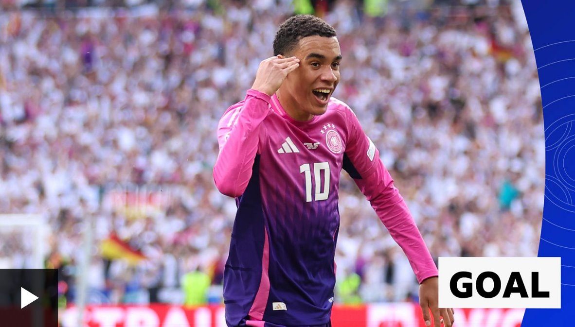 穆西亞拉近距離破門，幫助德國隊(duì)取得領(lǐng)先