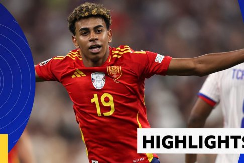 歐洲杯半決賽西班牙2-1法國(guó) 亞馬爾創(chuàng)造歷史