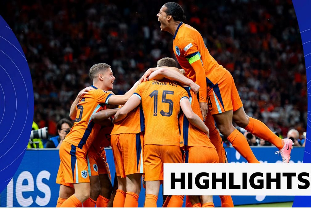 歐洲杯荷蘭2-1土耳其晉級(jí)半決賽