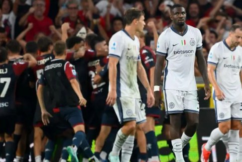 意甲聯(lián)賽熱那亞2-2國(guó)際米蘭