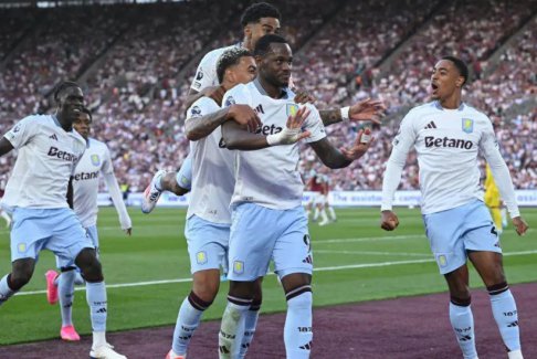 英超聯(lián)賽西漢姆聯(lián)1-2阿斯頓維拉