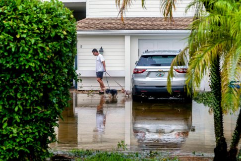 颶風(fēng)米爾頓在佛羅里達(dá)州造成嚴(yán)重影響