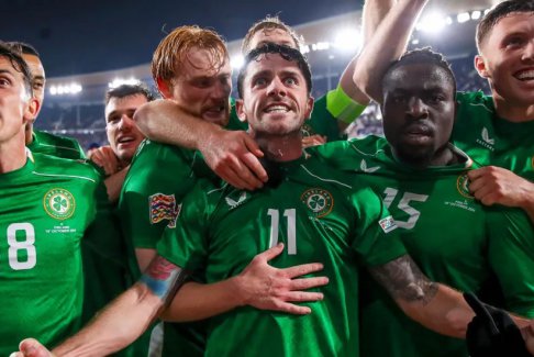 歐洲國家聯(lián)賽乙級聯(lián)賽芬蘭1-2愛爾蘭共和國