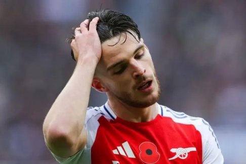 阿森納球員賴斯盡管腳趾受傷仍將繼續(xù)上場(chǎng)