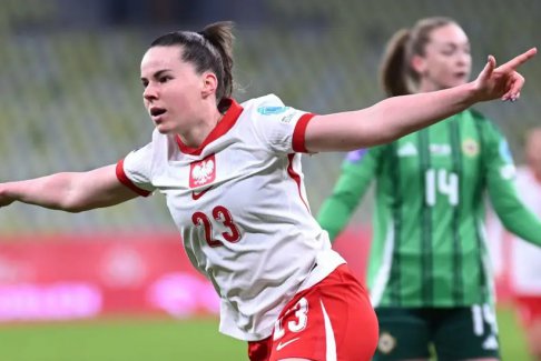 歐洲女子國(guó)家聯(lián)賽B聯(lián)賽波蘭2比0北愛爾蘭