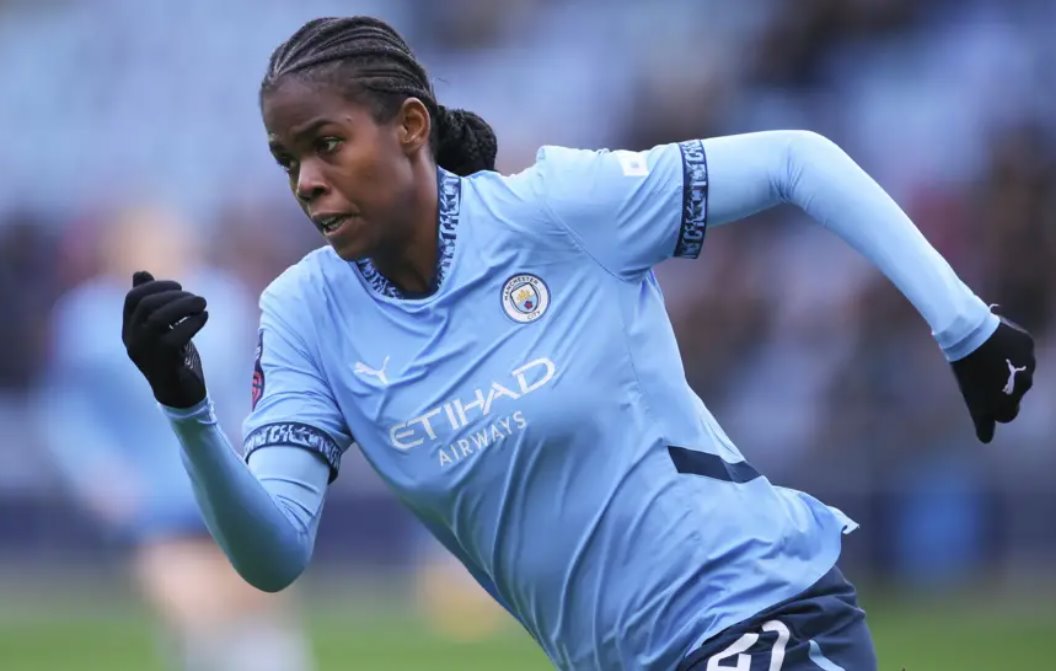 曼城隊的Khadija Shaw在為曼城隊效力