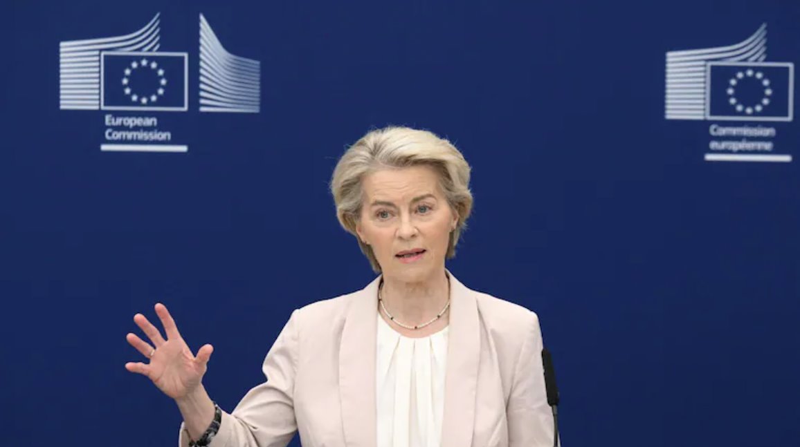 歐盟主席烏爾蘇拉&middot;馮德萊恩表示，歐盟將&ldquo;繼續(xù)尋求通過談判解決問題&rdquo;