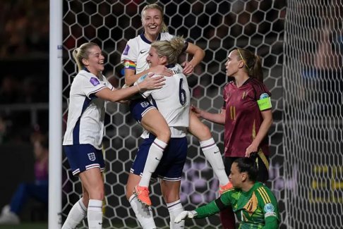 歐洲女子國(guó)家聯(lián)賽英格蘭5-0比利時(shí)