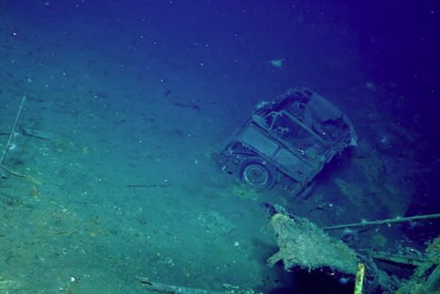 二戰(zhàn)沉船中發(fā)現(xiàn)神秘福特汽車 歷史學(xué)家感到困惑