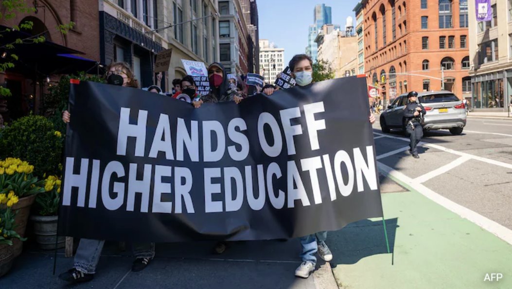 特朗普對(duì)大學(xué)的戰(zhàn)爭(zhēng)導(dǎo)致他威脅要削減聯(lián)邦政策資金