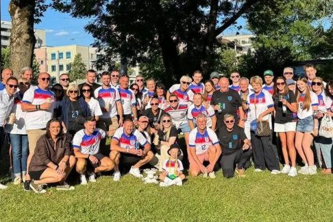 英格蘭女足球員的后勤團隊和家人