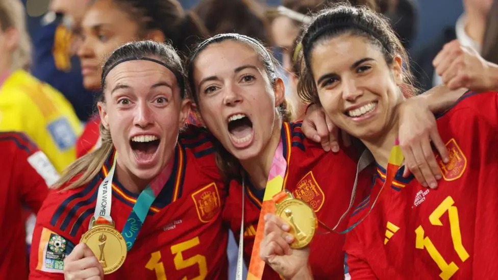 西班牙于2023年首次奪得女足世界杯冠軍
