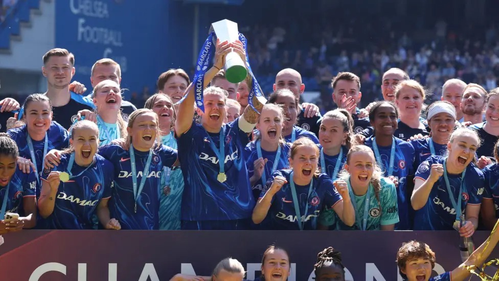 切爾西成為第一支在2024-25賽季22場(chǎng)不敗的女子超級(jí)聯(lián)賽球隊(duì)