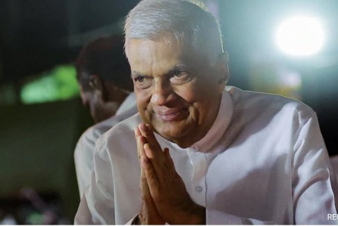 斯里蘭卡前總統(tǒng)拉尼爾·維克勒馬辛哈因涉嫌挪用資