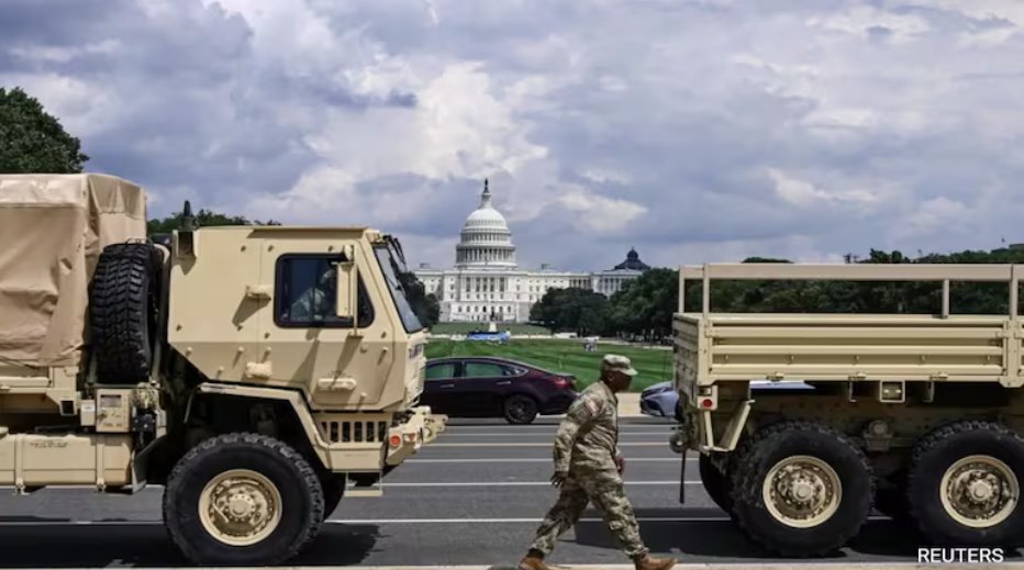 白宮加強(qiáng)警力部署 華盛頓數(shù)十人被捕