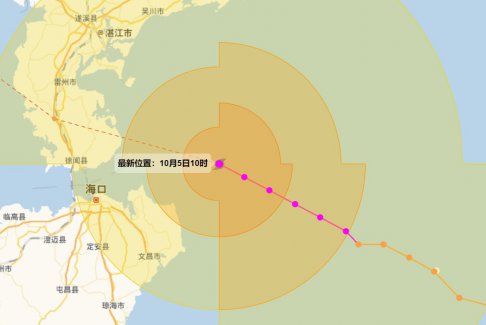 氣象臺發(fā)布臺風(fēng)紅色預(yù)警 強(qiáng)臺風(fēng)麥德姆即將登陸廣東