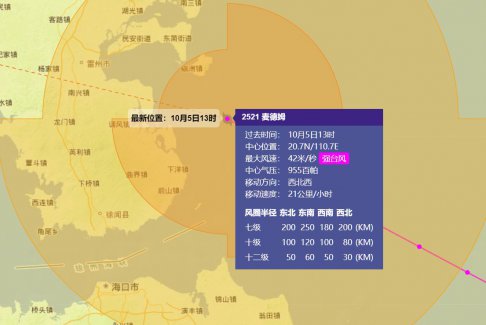 廣東海南多地緊急通知：受臺風(fēng)麥德姆影響停課停工