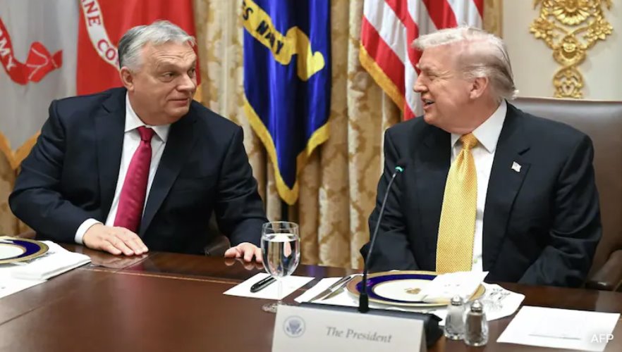 美國總統(tǒng)唐納德&middot;特朗普和匈牙利總理維克托&middot;歐爾班周五在白宮舉行會(huì)晤