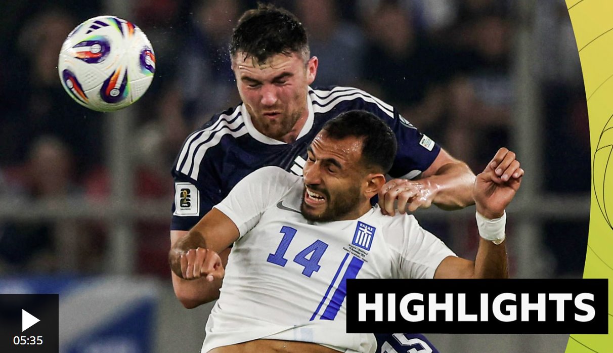 蘇格蘭對希臘精彩集錦