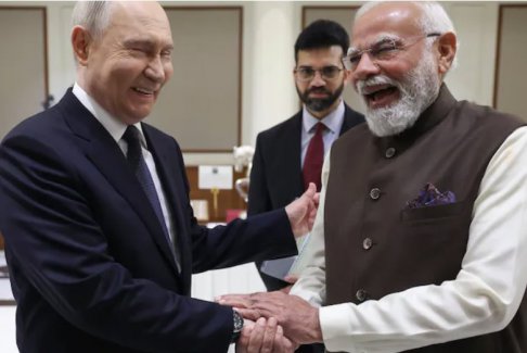 莫迪與普京峰會設(shè)定2030年貿(mào)易目標(biāo)