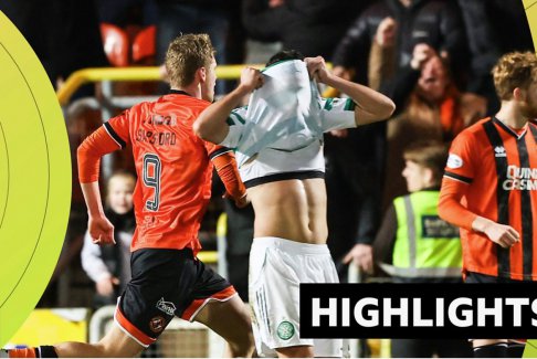 蘇格蘭超級聯(lián)賽鄧迪聯(lián)隊2-1戰(zhàn)勝凱爾特人