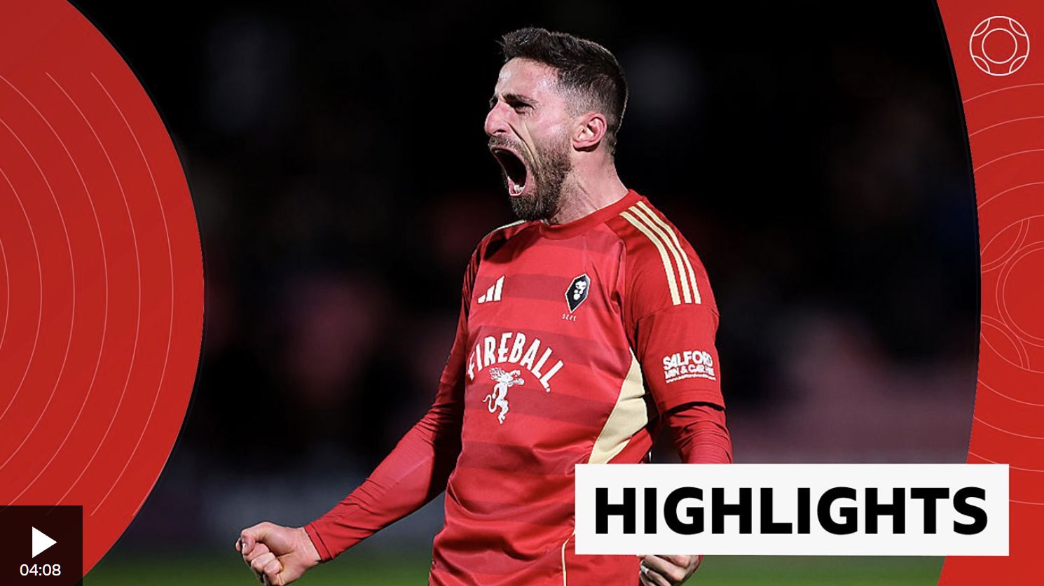 博里尼進(jìn)球，索爾福德在足總杯中擊敗萊頓東方