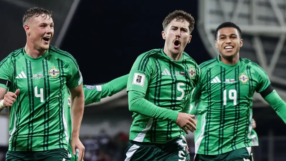 北愛爾蘭憑借2024年歐洲國家聯(lián)賽的成績獲得了世界杯附加賽的參賽資格