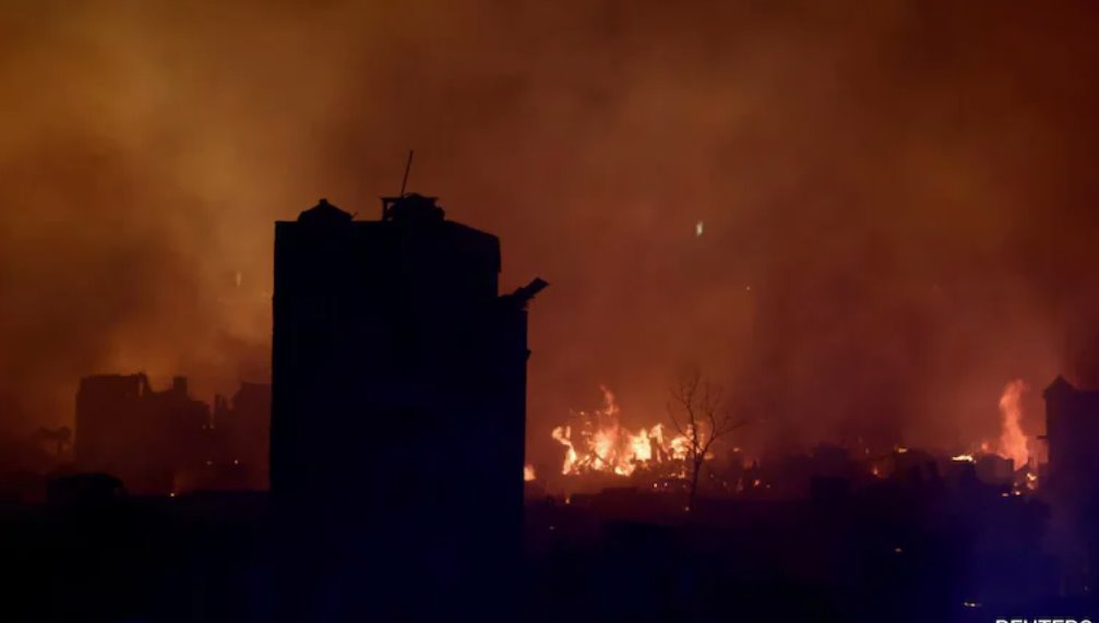 貝拉爾&middot;侯賽因和他的另外兩個女兒均受重度燒傷