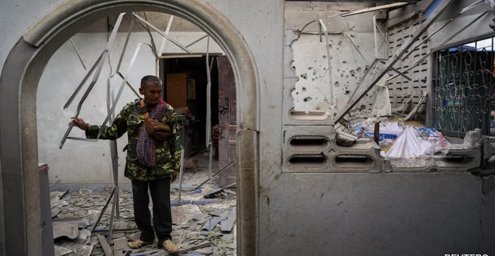 柬埔寨內(nèi)政部表示，超過(guò)51.8萬(wàn)人正在遭受苦難。