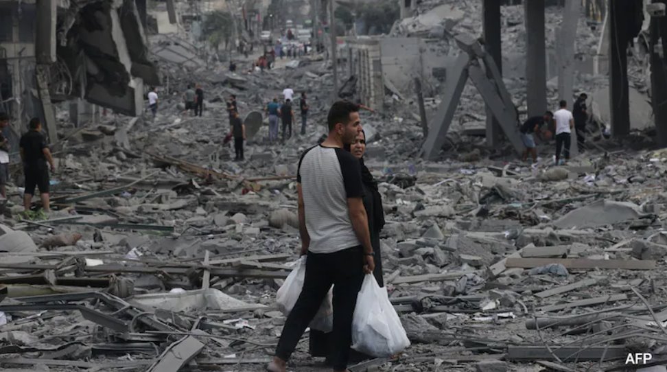 加沙地帶近80%的建筑物在戰(zhàn)爭中被摧毀或損壞