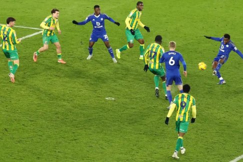 英冠聯(lián)賽萊斯特城2-1西布羅姆維奇