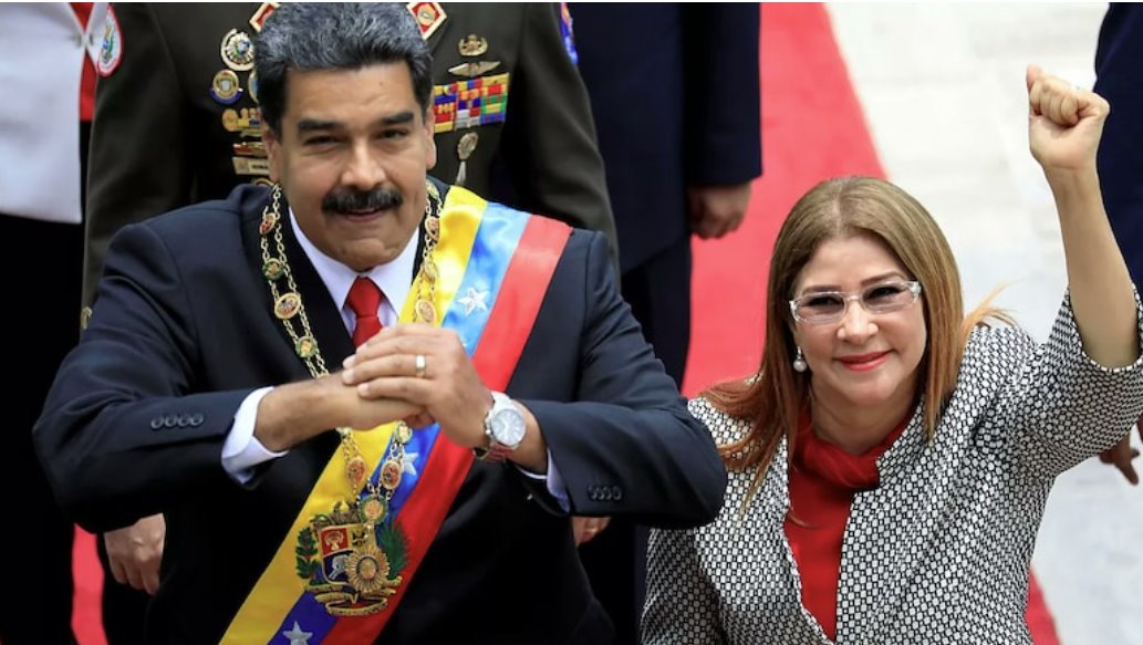 委內(nèi)瑞拉總統(tǒng)尼古拉斯&middot;馬杜羅的妻子西莉亞&middot;弗洛雷斯