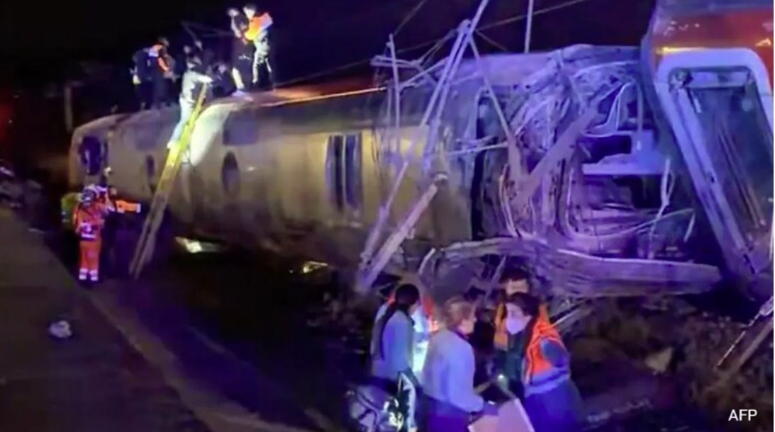 西班牙高鐵事故死亡人數升至39人