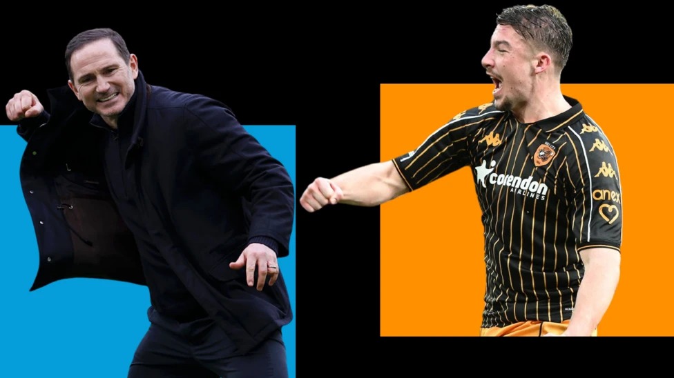 考文垂主教練弗蘭克&middot;蘭帕德和赫爾城隊(duì)長(zhǎng)查理&middot;休斯周末都有值得慶祝的事情